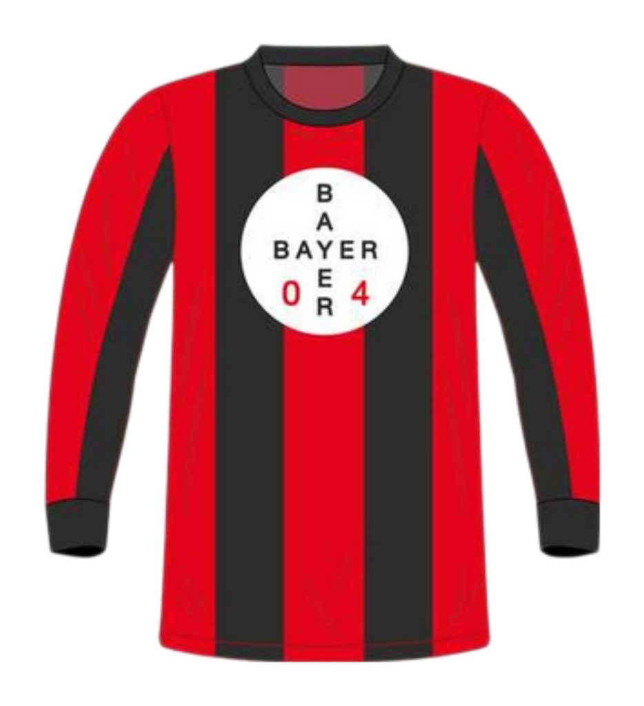 Primera equipación de Bayer Leverkusen 74-75