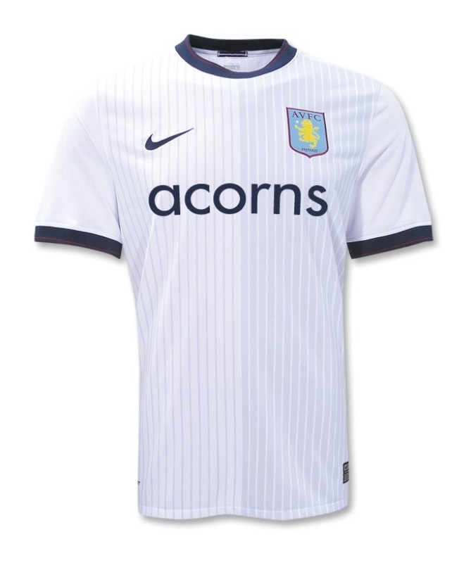Segunda equipación de Aston Villa 09-10