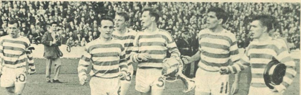 Primera equipación de Celtic 65-66