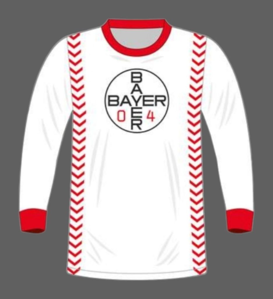 Segunda equipación de Bayer Leverkusen 73-74