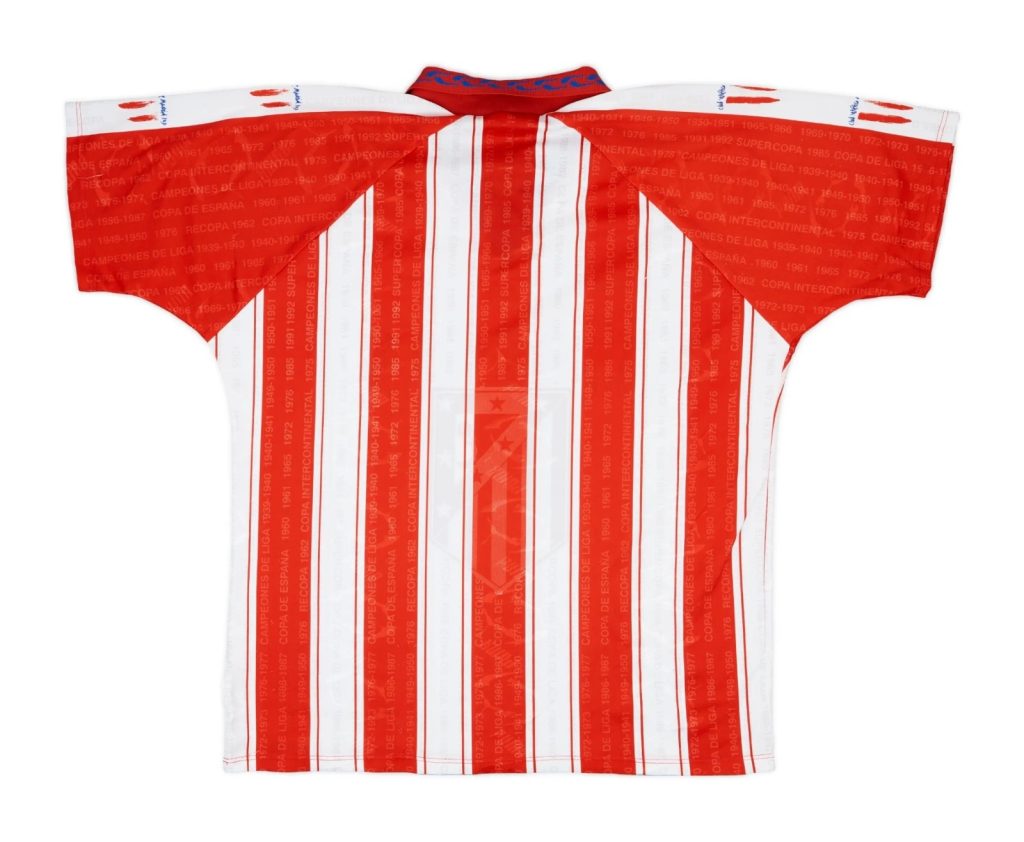 Primera equipación de Atlético de Madrid 95-96