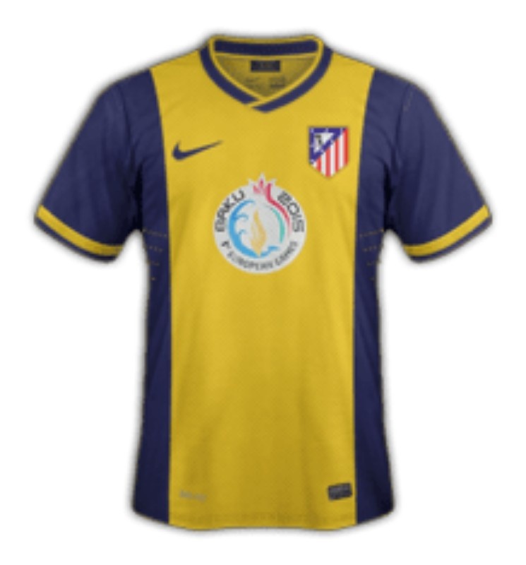 Segunda equipación de Atlético de Madrid 13-14