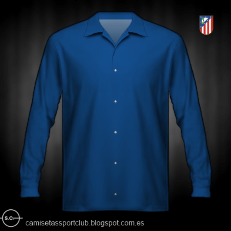 Segunda equipación de Atlético de Madrid 51-52