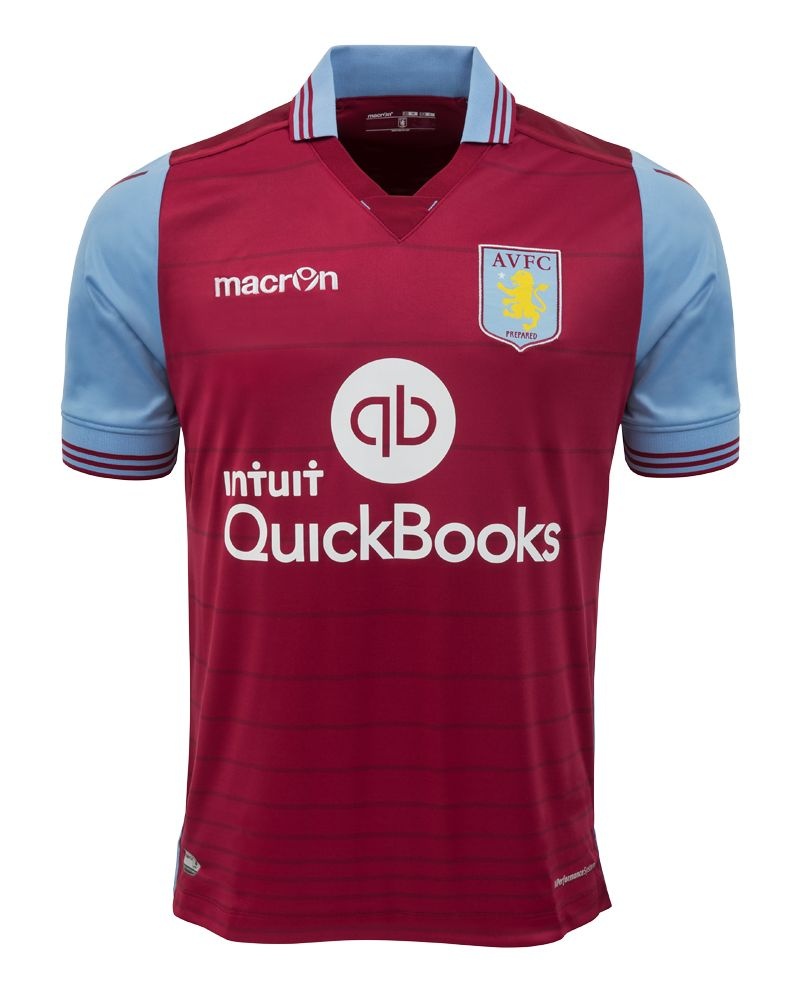 Primera equipación de Aston Villa 15-16