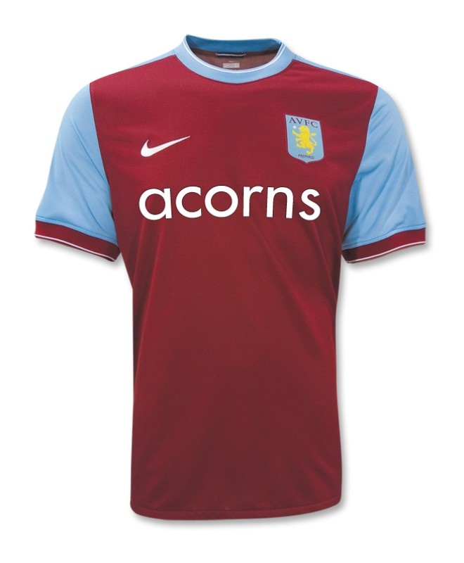 Primera equipación de Aston Villa 09-10