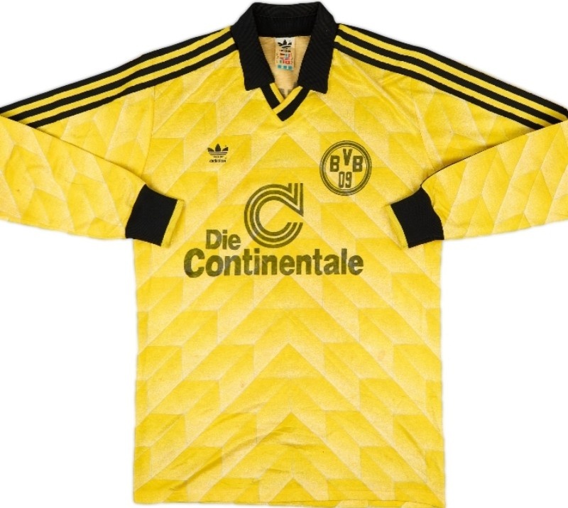 Primera equipación de Borussia Dortmund 88-89