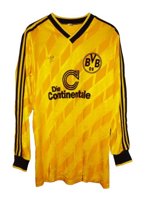 Primera equipación de Borussia Dortmund 86-87