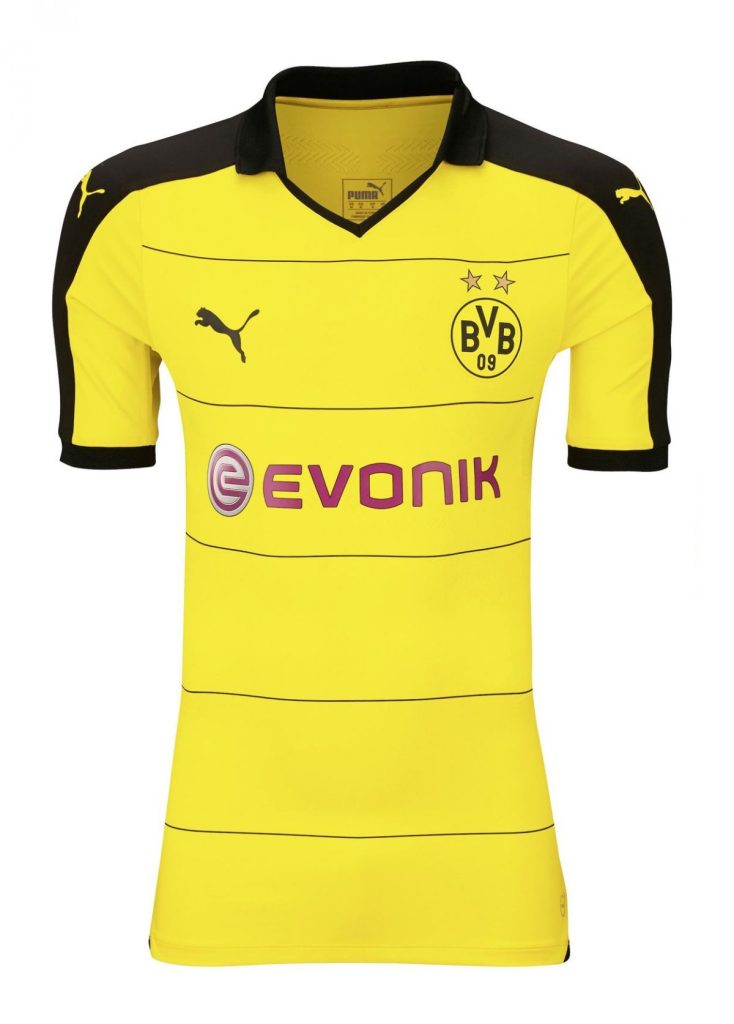Primera equipación de Borussia Dortmund 15-16
