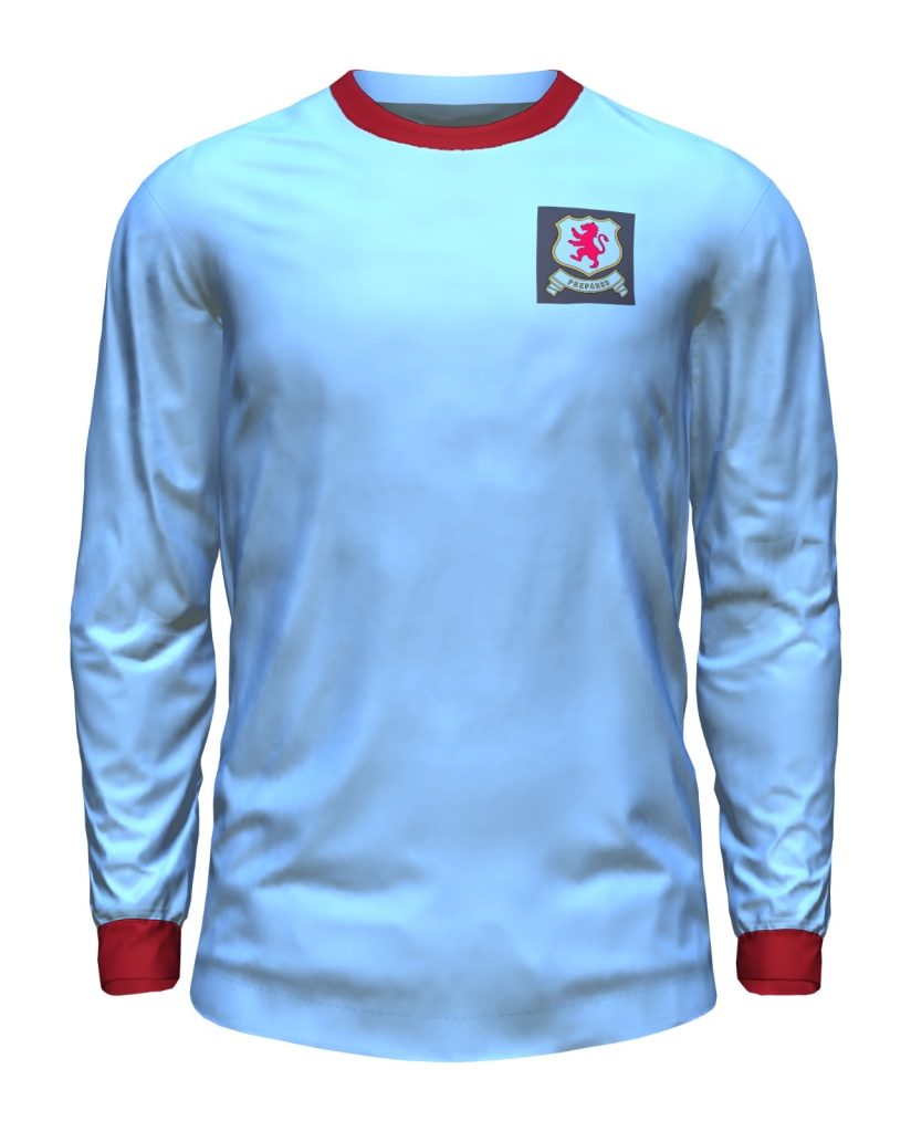 Segunda equipación de Aston Villa 66-67