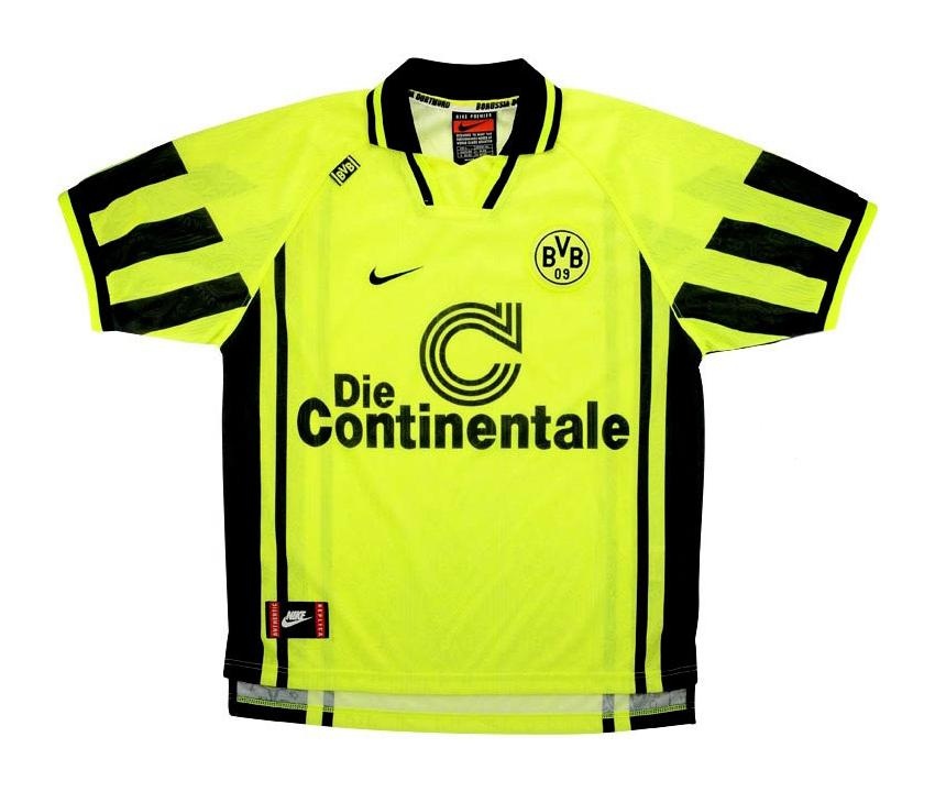 Primera equipación de Borussia Dortmund 96-97