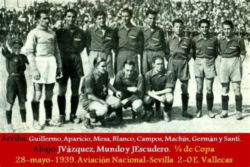 Primera equipación de FICHAJES ATLÉTICO DE MADRID 1938-39