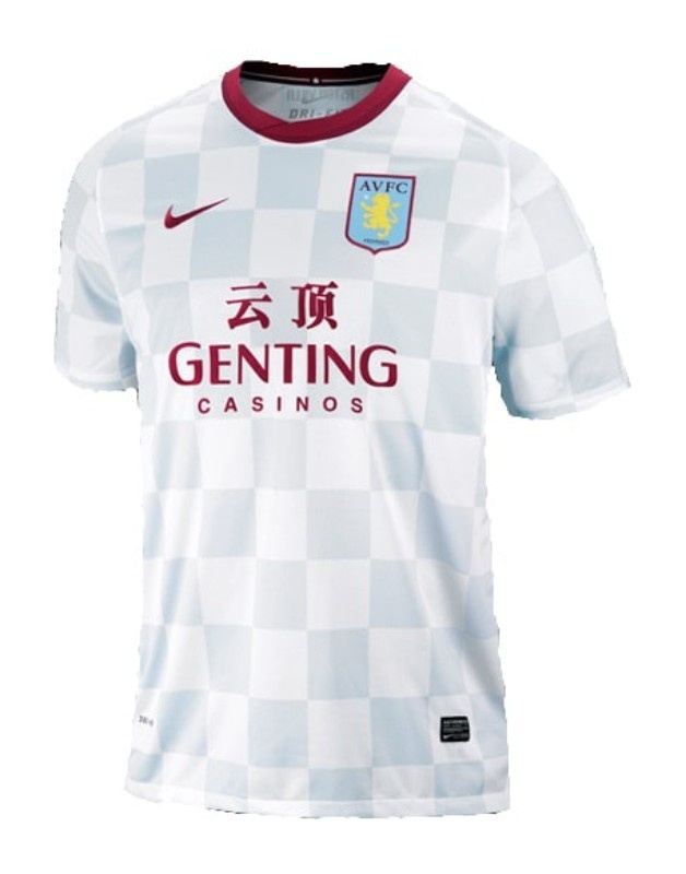 Segunda equipación de Aston Villa 11-12