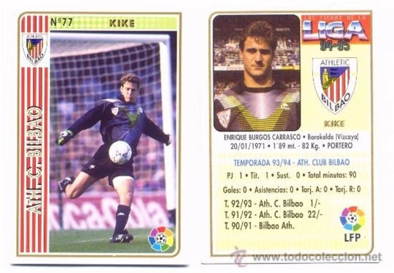 Athletic Club 91-92 Portero 4