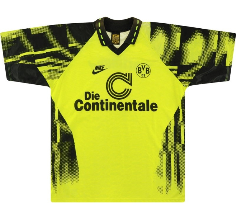 Primera equipación de Borussia Dortmund 92-93