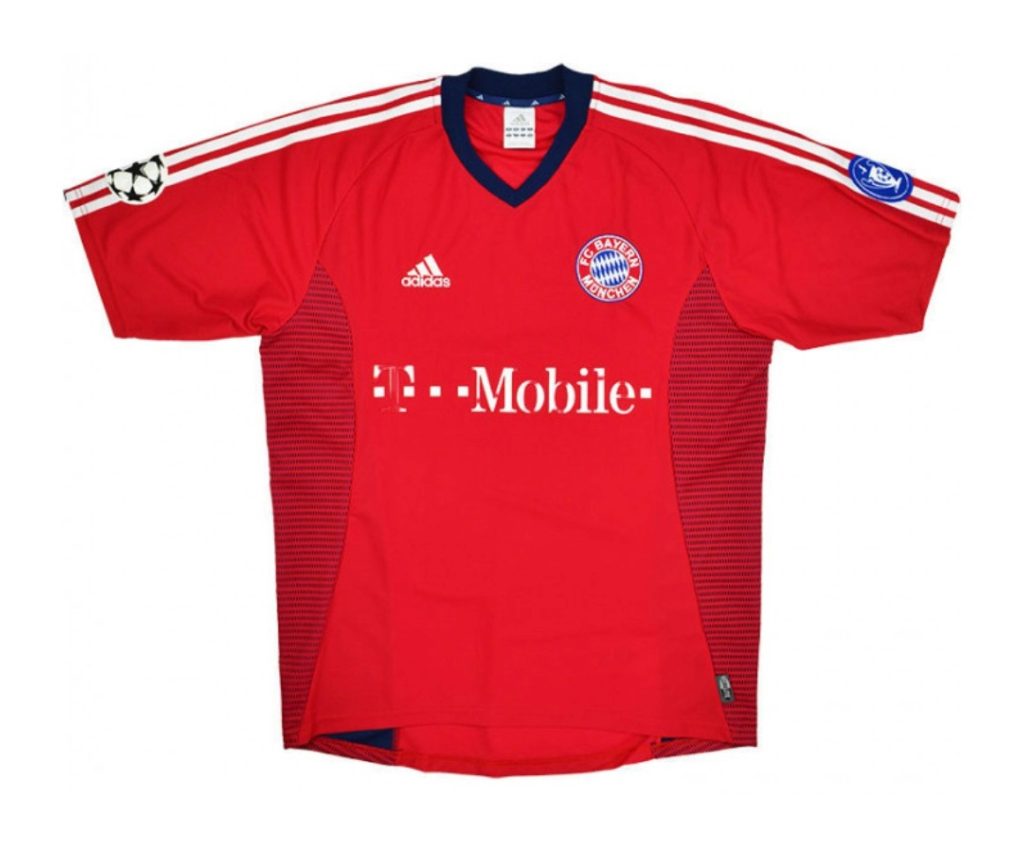 Tercera equipación de Bayern Múnich 02-03