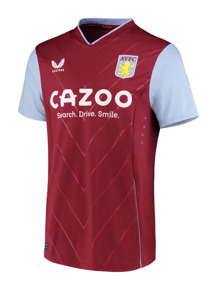 Primera equipación de Aston Villa 22-23