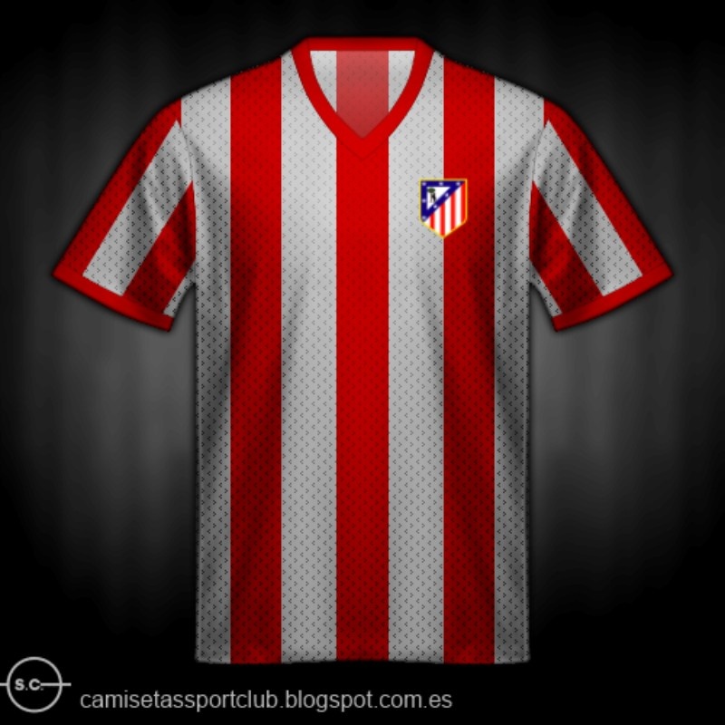 Primera equipación de Atlético de Madrid 74-75