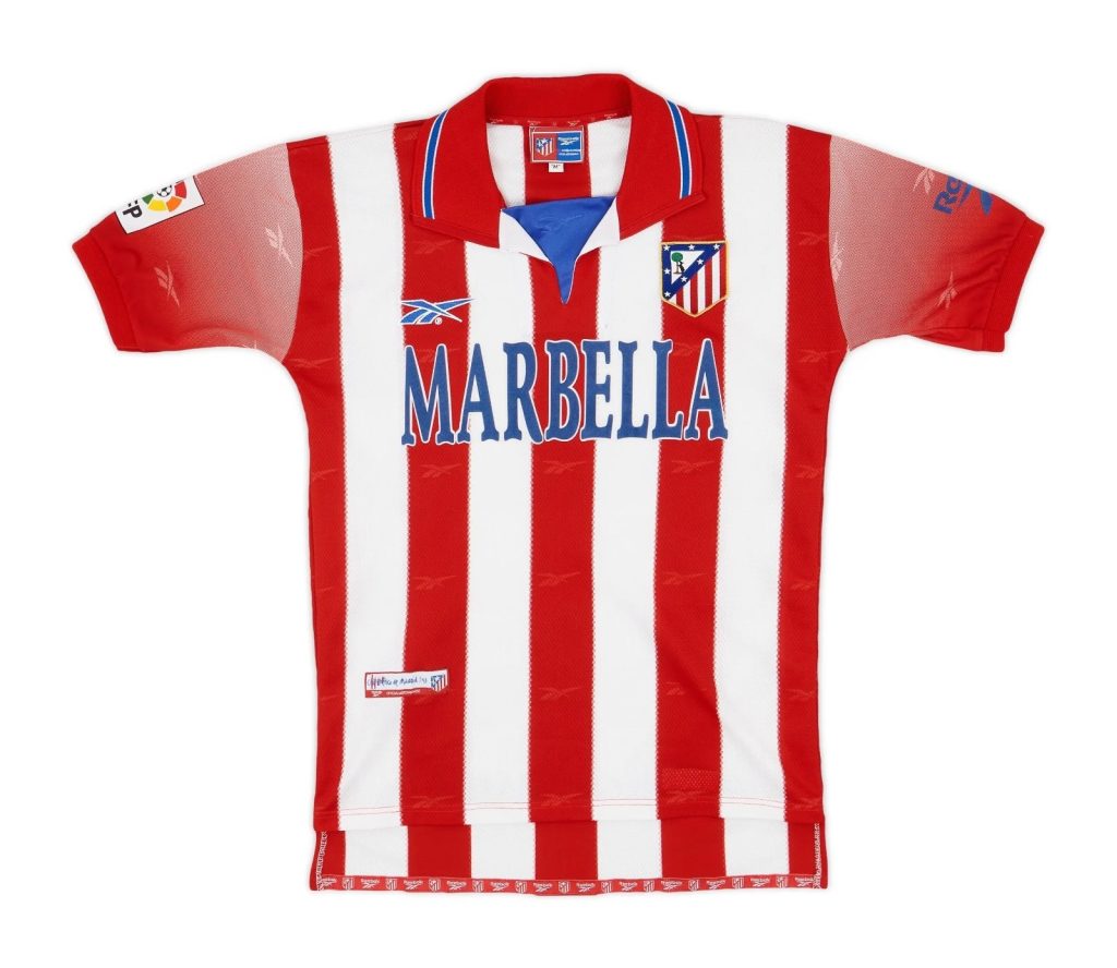 Primera equipación de Atlético de Madrid 98-99