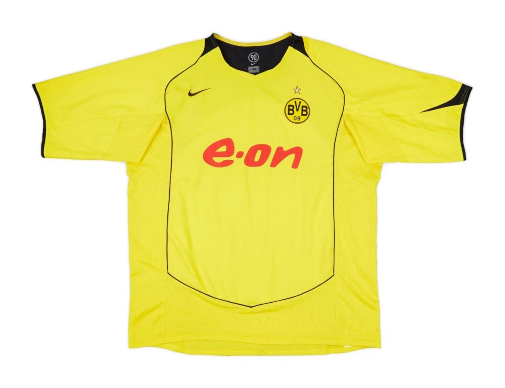 Primera equipación de Borussia Dortmund 04-05