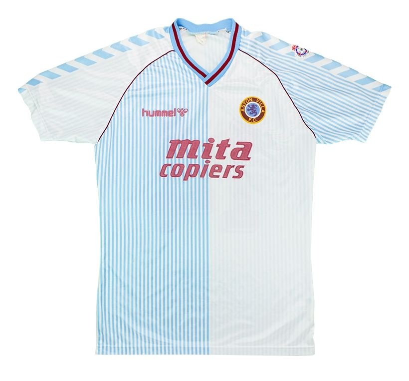 Segunda equipación de Aston Villa 88-89