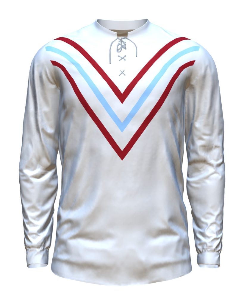 Segunda equipación de Aston Villa 1922-23