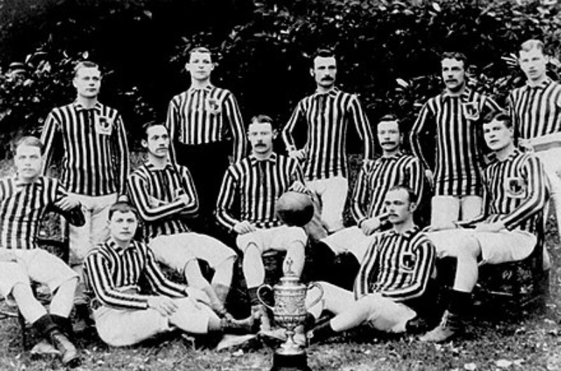 Equipación especial de Aston Villa 1886-87