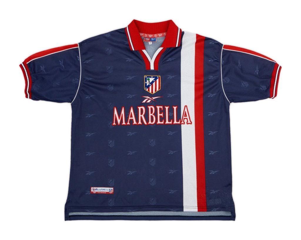 Segunda equipación de Atlético de Madrid 98-99