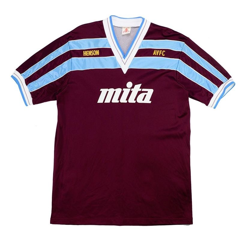 Primera equipación de Aston Villa 85-86