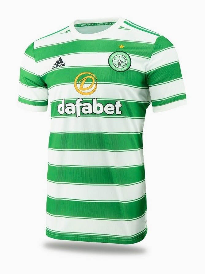 Primera equipación de Celtic 21-22