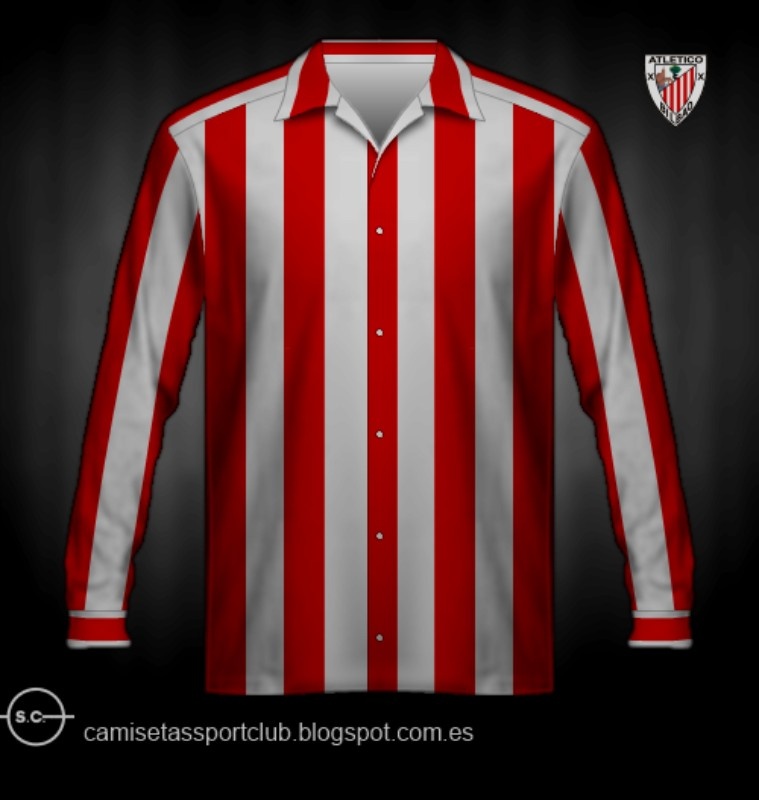 Primera equipación de Athletic 1942-43