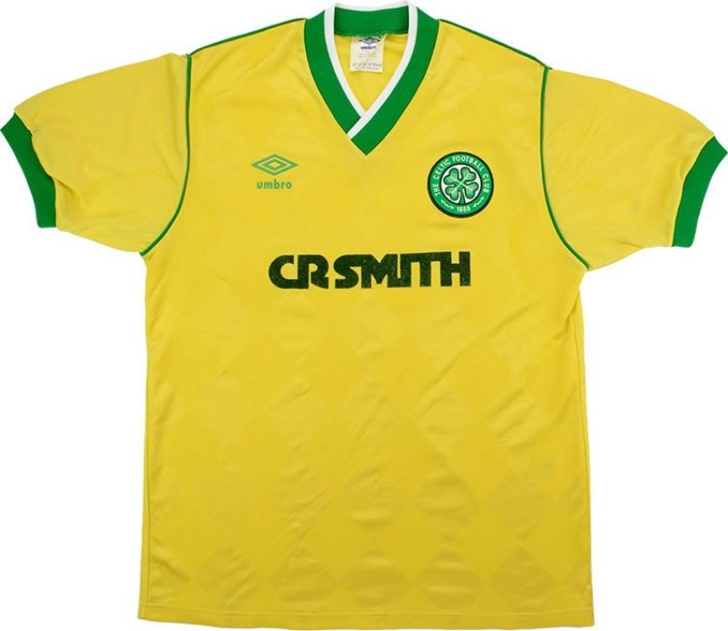 Segunda equipación de Celtic 87-88