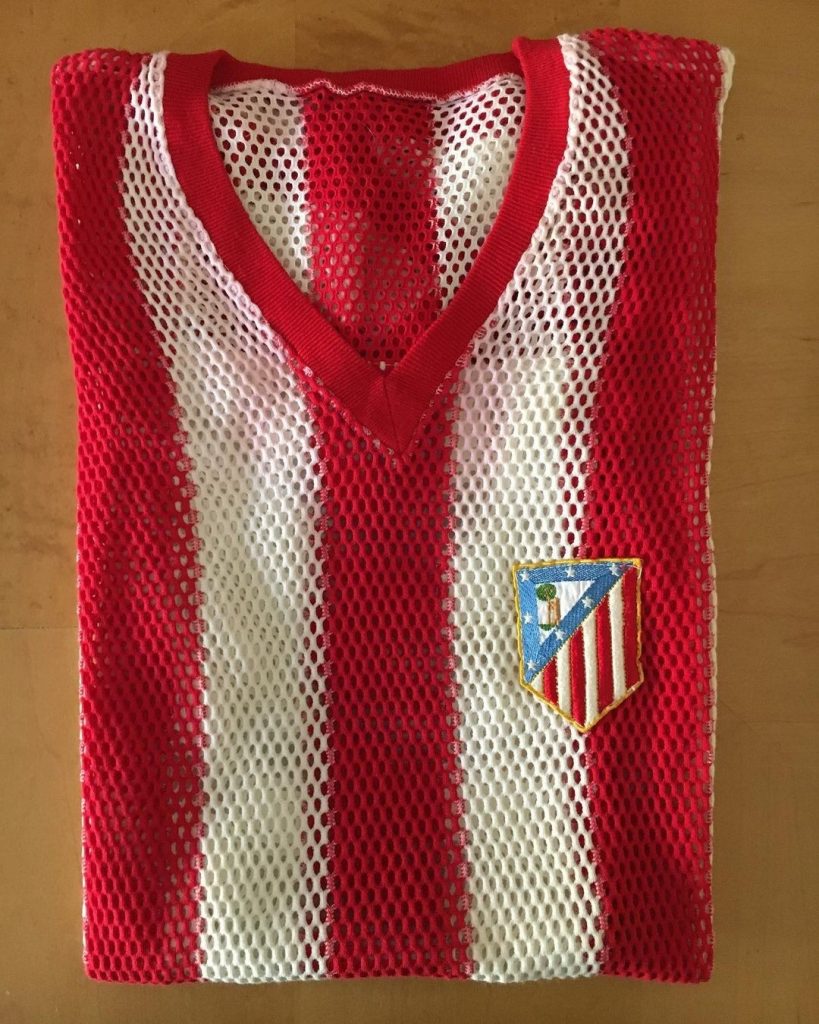 Primera equipación de Atlético de Madrid 77-78