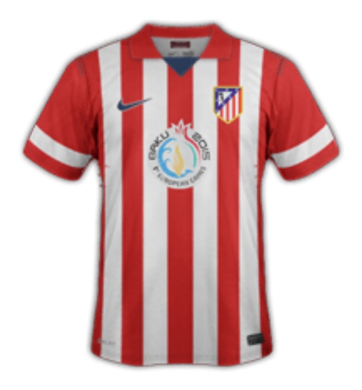 Primera equipación de Atlético de Madrid 13-14