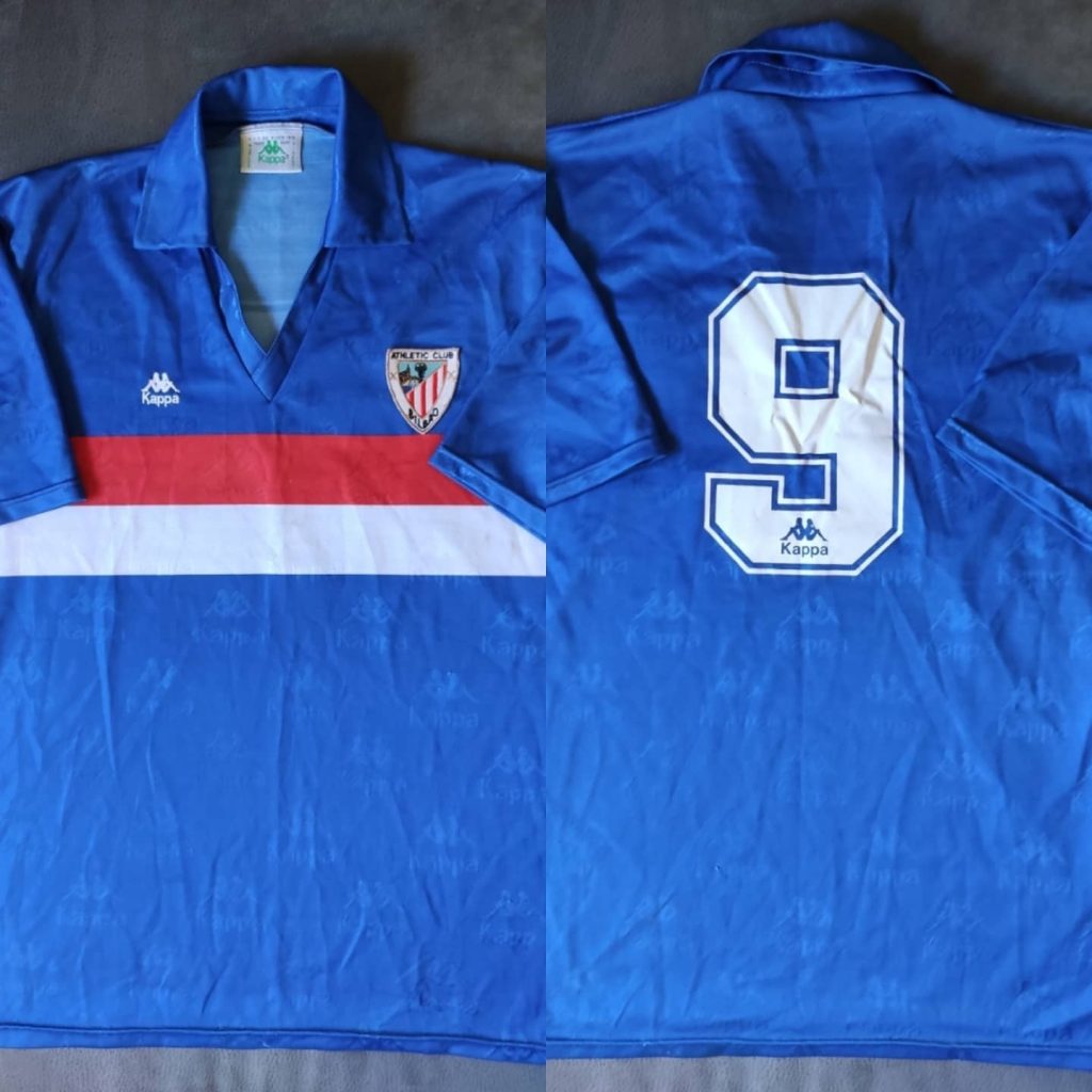 Segunda equipación de Athletic 92-93