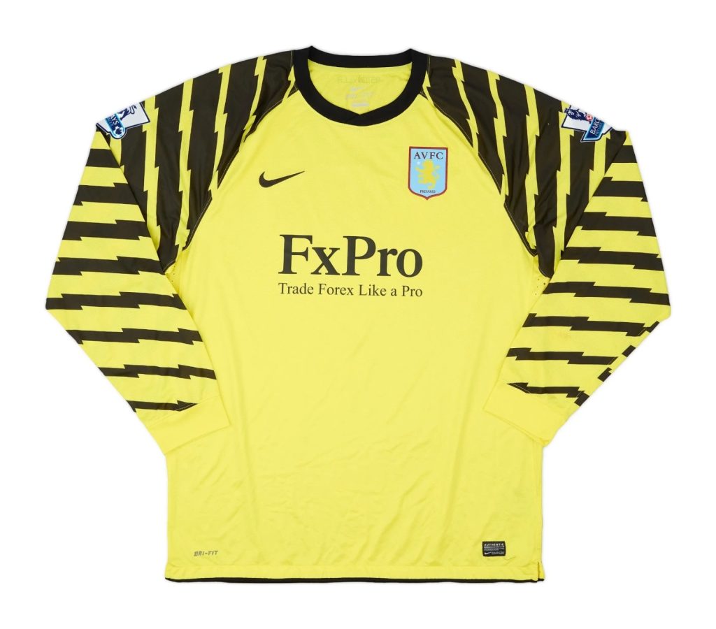 Equipación de portero de Aston Villa 10-11