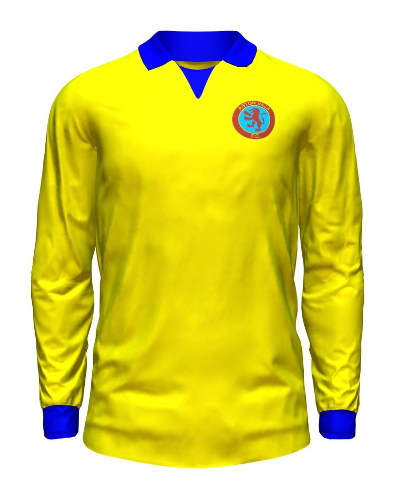 Segunda equipación de Aston Villa 73-74