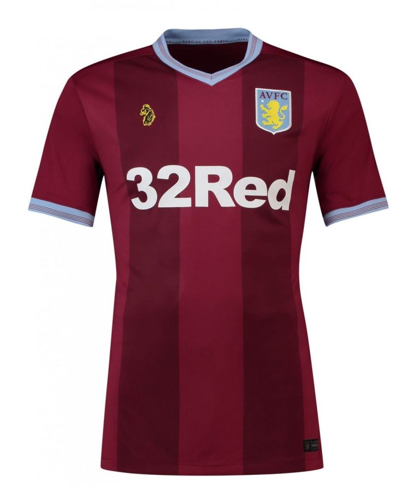 Primera equipación de Aston Villa 18-19