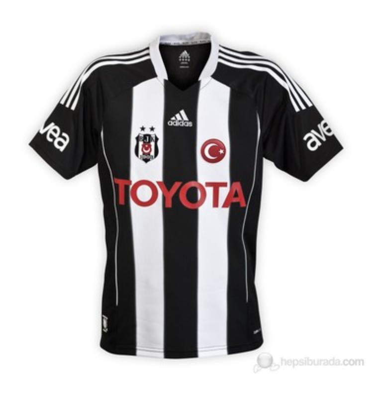 Segunda equipación de Besiktas 11-12