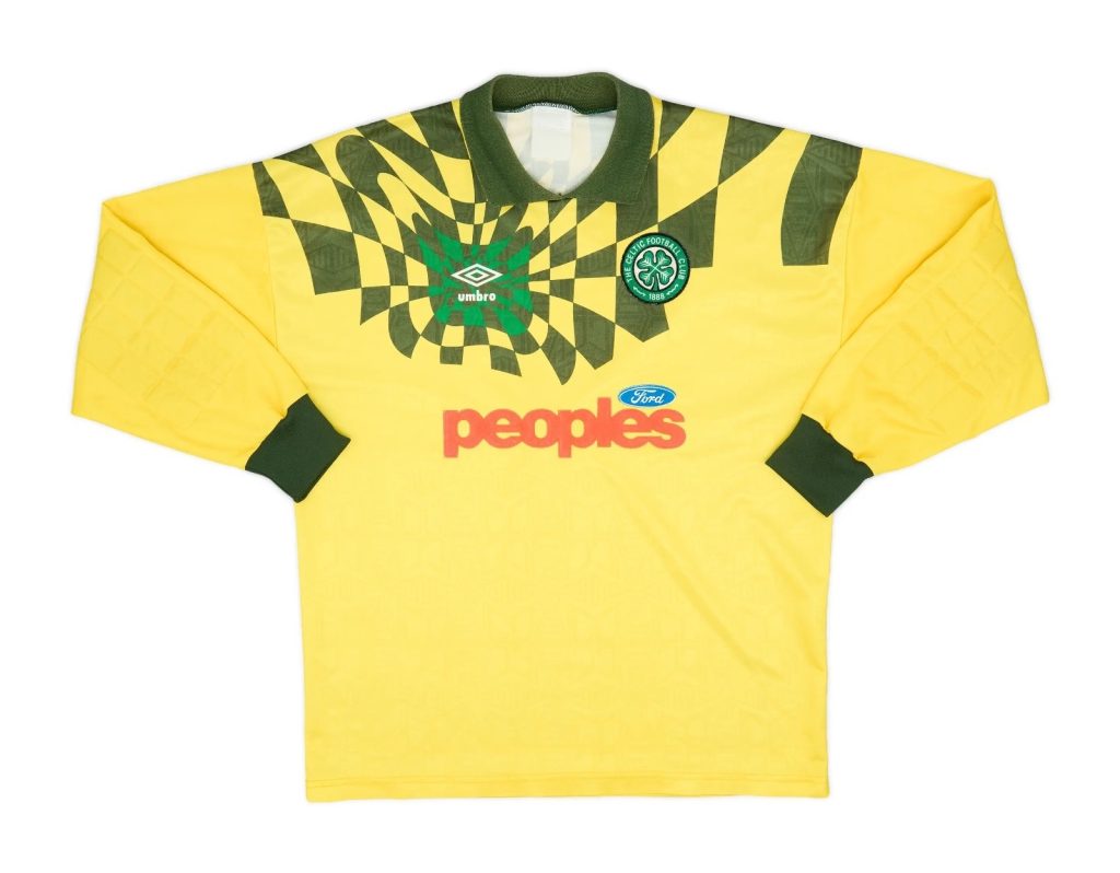 Equipación de portero de Celtic 92-93