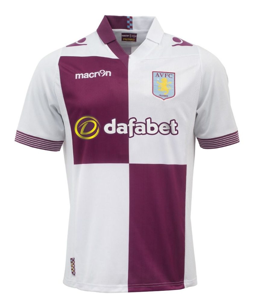 Segunda equipación de Aston Villa 13-14