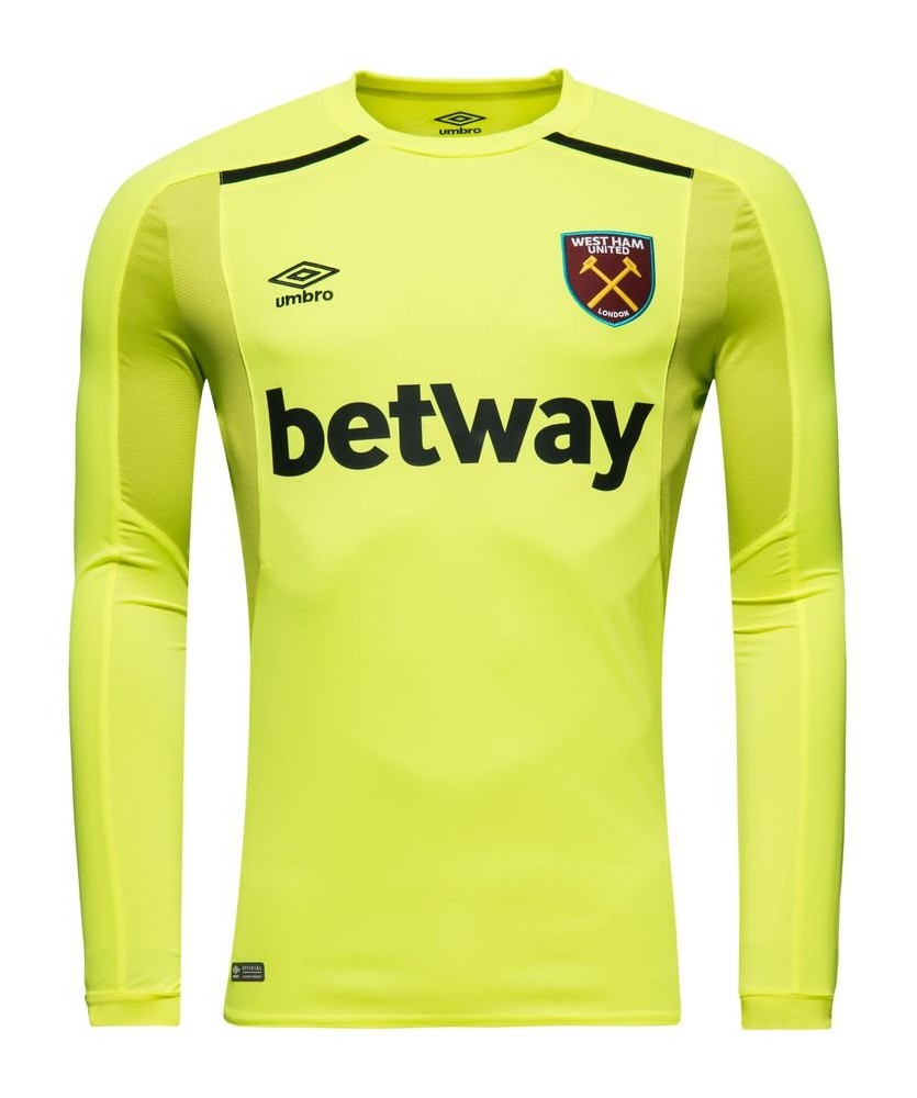 Equipación de portero de West Ham United 17-18