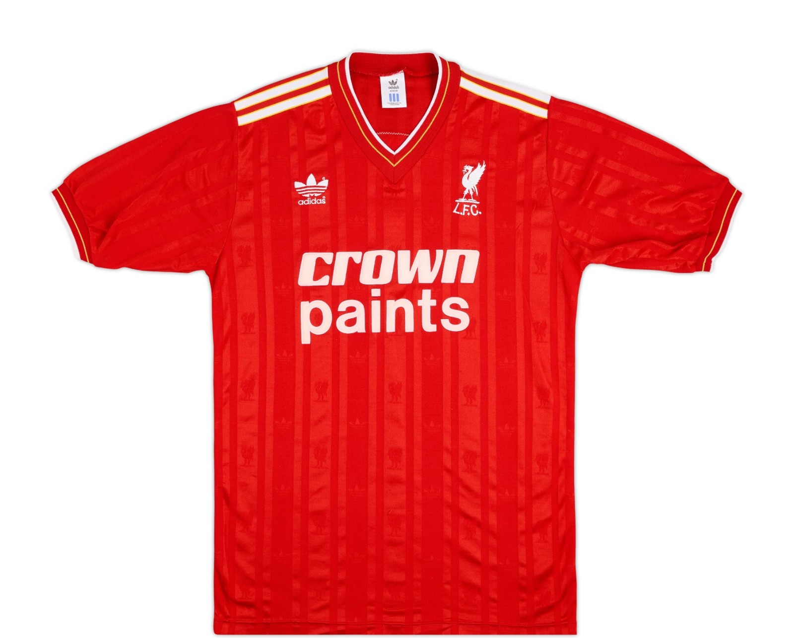 Primera equipación de LiverpoolFC 86-87