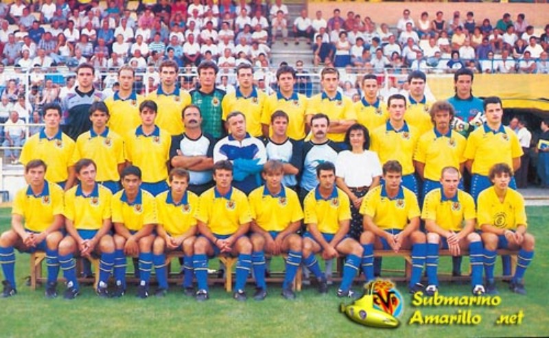 Primera equipación de Villarreal 94-95