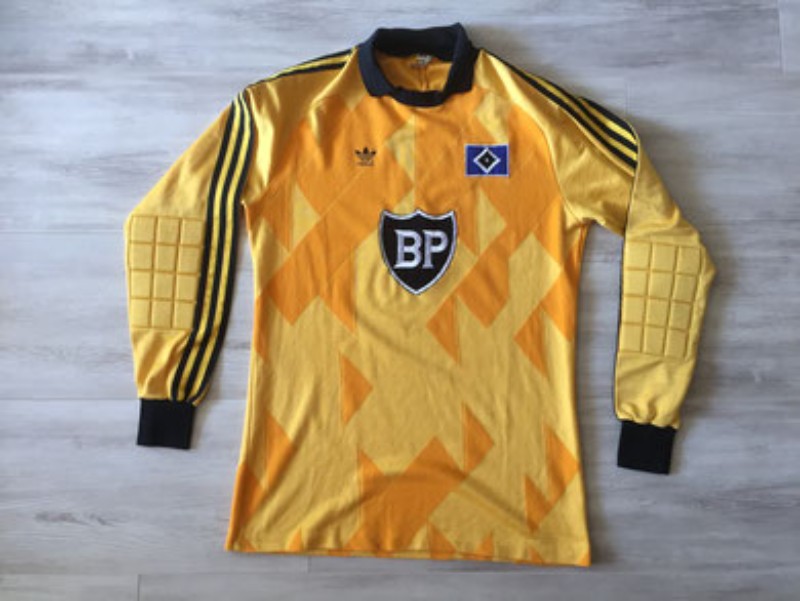 Equipación de portero de Hamburgo 86-87