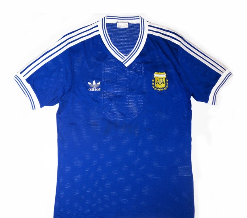Segunda equipación de Argentina 1990