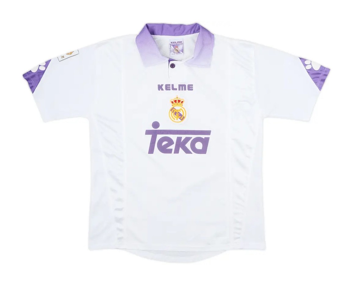 Primera equipación de Real Madrid 97-98