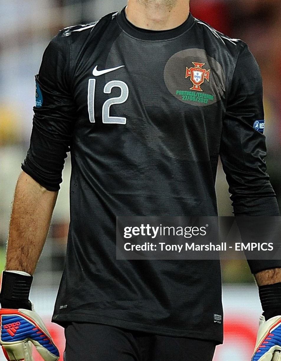 Equipación de portero de Portugal 2012
