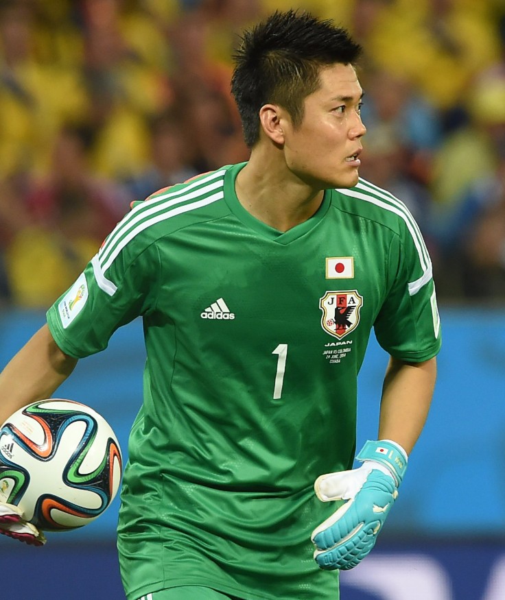 Equipación de portero de Japón 2014