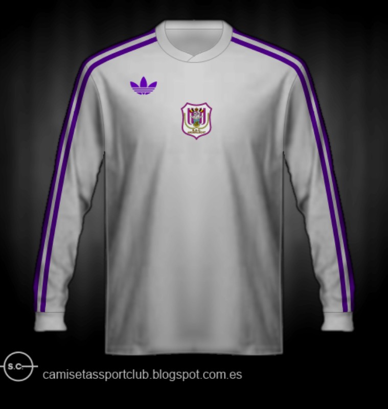 Segunda equipación de Anderlecht 75-76