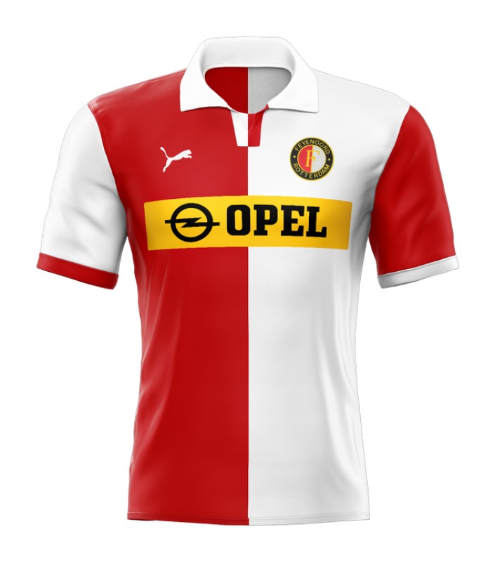 Primera equipación de Feyenoord 84-85